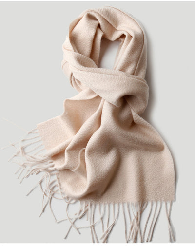 Bufanda de Cachemira Pura Colores Sólidos para Otoño e Invierno - Image 62
