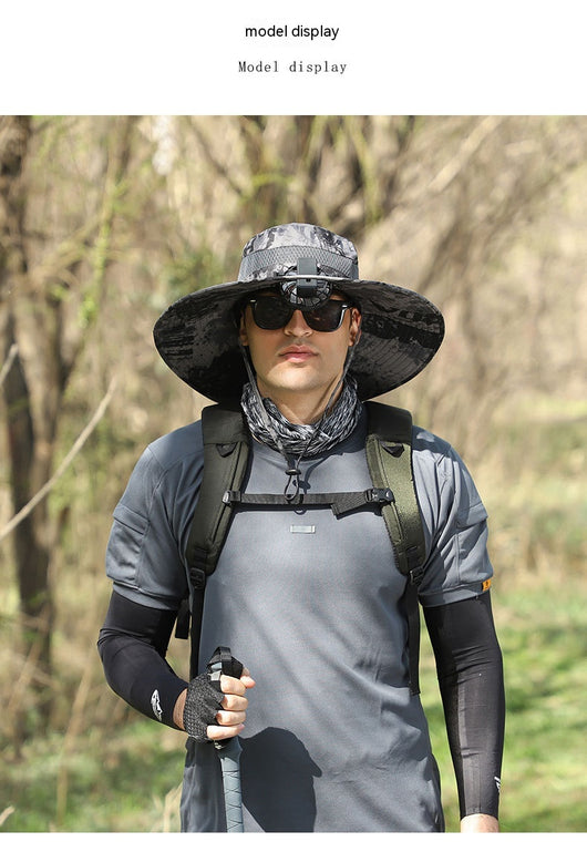 Sombrero de Ala Ancha para Senderismo y Pesca - Protección Solar UV - Image 17