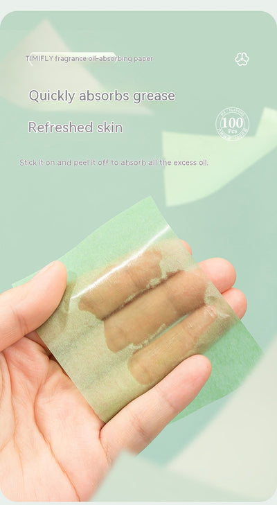 Papeletas Absorbentes de Aceite Facial - 100 Piezas con Aroma - Image 23