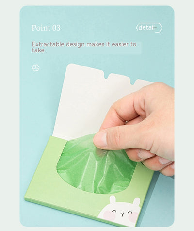 Papeletas Absorbentes de Aceite Facial - 100 Piezas con Aroma - Image 31