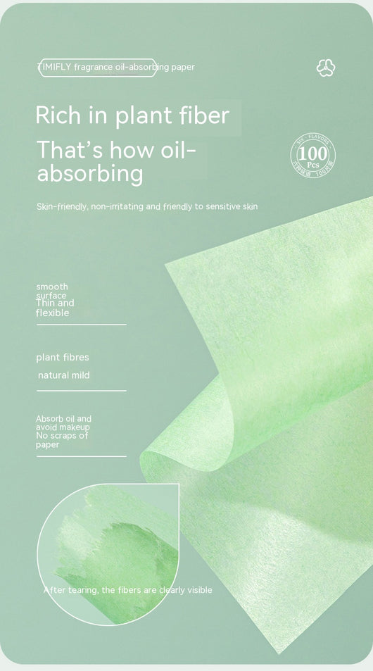 Papeletas Absorbentes de Aceite Facial - 100 Piezas con Aroma - Image 34