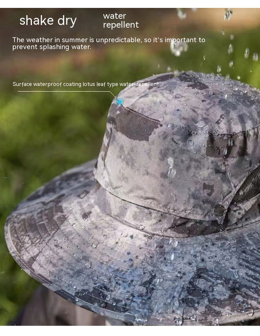 Sombrero de Ala Ancha para Senderismo y Pesca - Protección Solar UV - Image 27
