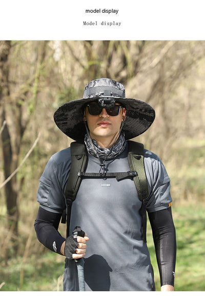 Sombrero de Ala Ancha para Senderismo y Pesca - Protección Solar UV - Image 34