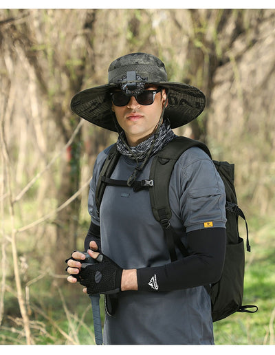 Sombrero de Ala Ancha para Senderismo y Pesca - Protección Solar UV - Image 36