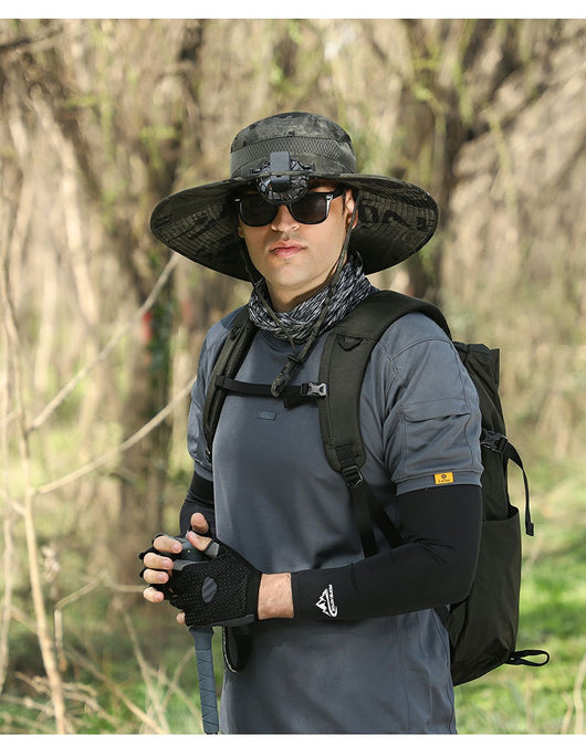 Sombrero de Ala Ancha para Senderismo y Pesca - Protección Solar UV - Image 36