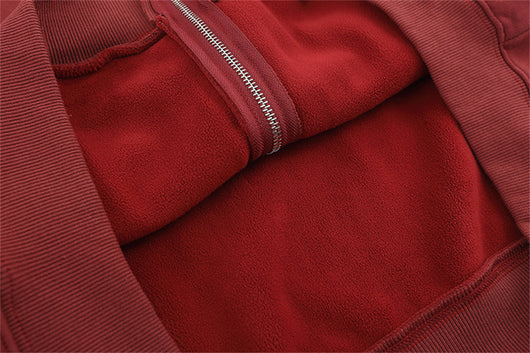 Cardigan Deportivo de Terciopelo con Capucha y Cierre - Corte Holgado para Hombre - Image 27
