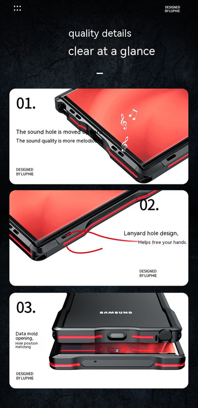 Funda Protectora para Celular con Marco Metálico Resistente a Caídas - Image 4