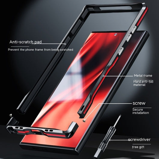 Funda Protectora para Celular con Marco Metálico Resistente a Caídas - Image 6