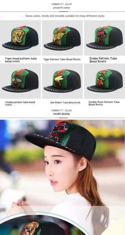 Gorra de Béisbol Hip Hop con Cadena Cruzada - Image 19