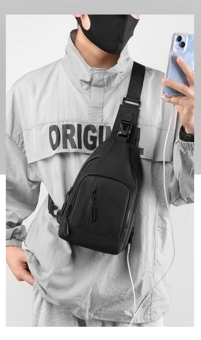 Bolsa Deportiva Impermeable para el Pecho con Múltiples Compartimentos - Image 13