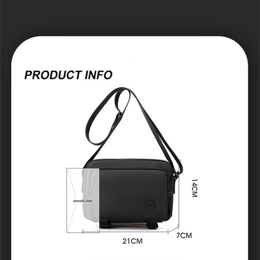 Bolsa Mensajero Casual para Hombre - Estilo Business Minimalista - Image 17