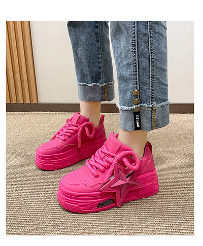Tenis Blancos Plataforma Casual Versátiles para Mujer - Image 14