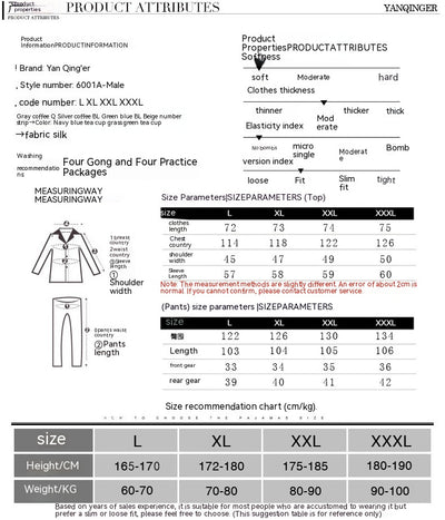 Pijama de Seda para Hombre Primavera Otoño Cardigan Estampado Manga Larga Seda Helada - Image 18