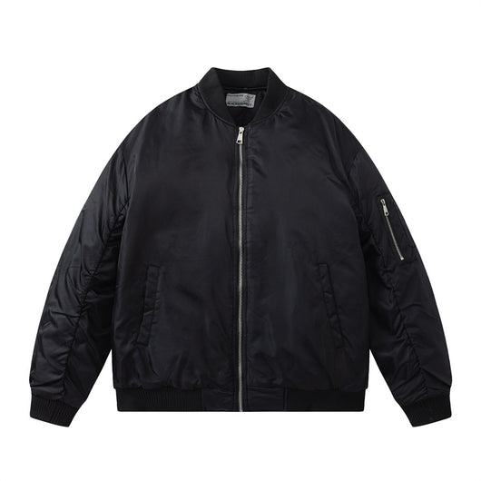 Chaqueta Acolchada Deportiva con Cuello Alto y Mangas Plisadas para Hombre - Image 24