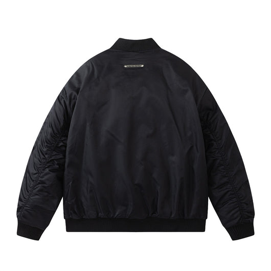 Chaqueta Acolchada Deportiva con Cuello Alto y Mangas Plisadas para Hombre - Image 29