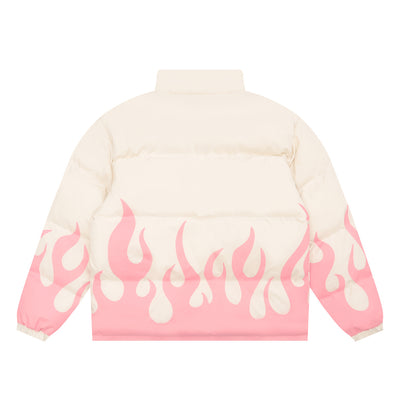 Abrigo de Algodón Grueso con Cuello Alzado y Estampado Flama - Aislante Térmico para Invierno - Image 38