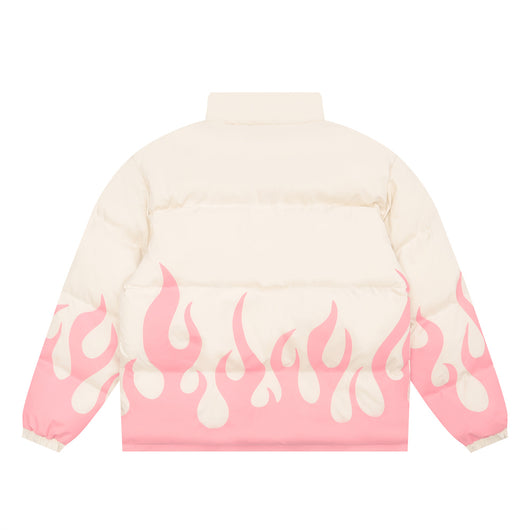 Abrigo de Algodón Grueso con Cuello Alzado y Estampado Flama - Aislante Térmico para Invierno - Image 38