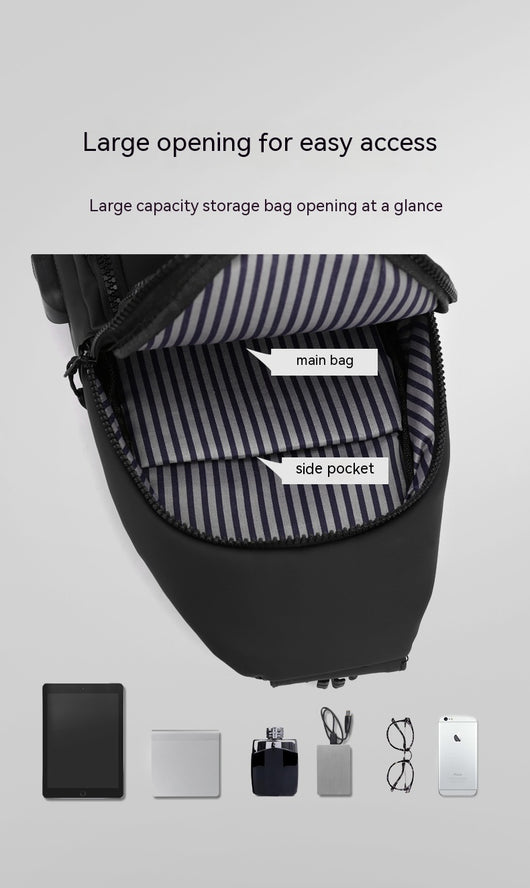 Bolsa Deportiva Impermeable para el Pecho con Múltiples Compartimentos - Image 22