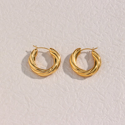 Aretes Argollas Twisted Denisse - Image 12