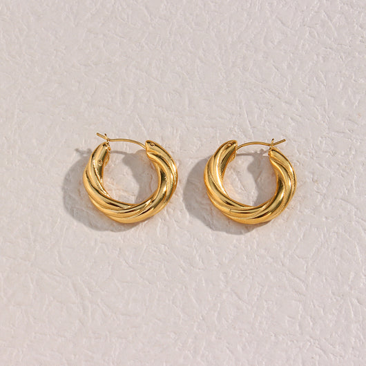Aretes Argollas Twisted Denisse - Image 12