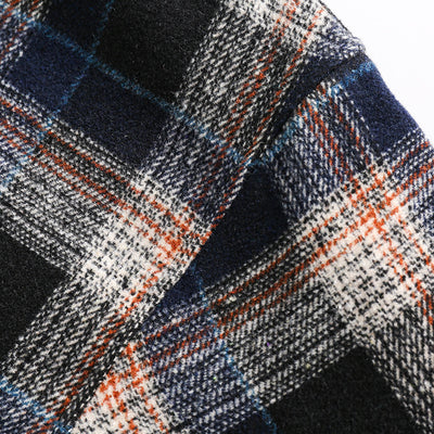 Camisa de Cuadros con Bolsillo Decorativo y Solapa a Juego - Image 15