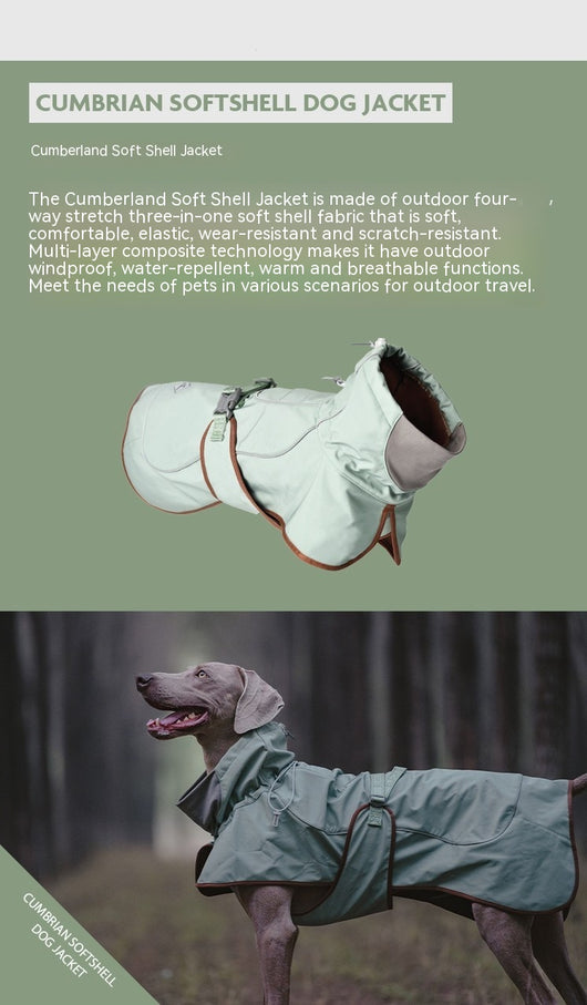 Chaqueta Impermeable para Perros - Abrigo Softshell Cálido y Resistente al Viento - Image 7