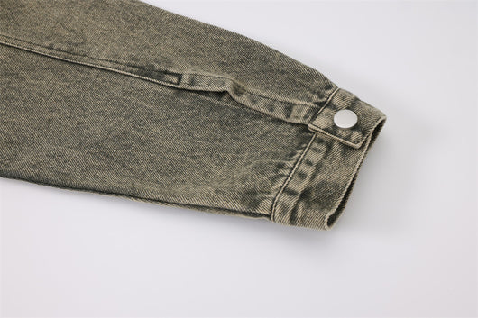 Chaqueta Vaquera Rasgada para Hombre - Estilo Urbano Casual - Image 35