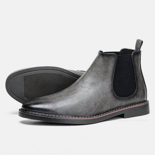 Botas Retro de Cuero Genuino para Hombre - Image 35
