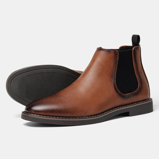 Botas Retro de Cuero Genuino para Hombre - Image 39