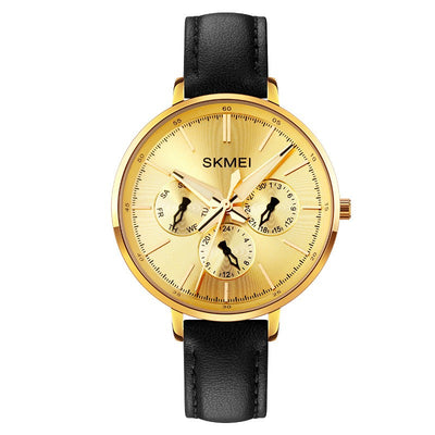 Reloj de Cuero Genuino para Mujer con Diseño Retro y Correa de Seis Pasadores - Image 18
