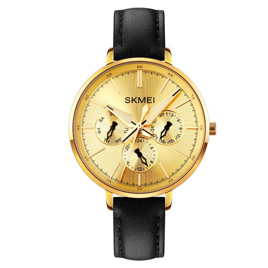 Reloj de Cuero Genuino para Mujer con Diseño Retro y Correa de Seis Pasadores - Image 18