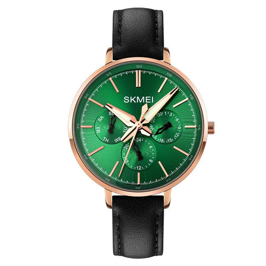 Reloj de Cuero Genuino para Mujer con Diseño Retro y Correa de Seis Pasadores - Image 20