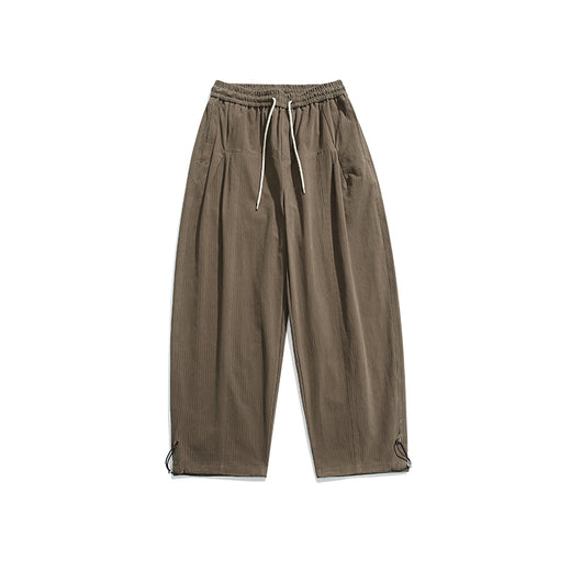 Pantalones Casuales Básicos de Color Sólido Estilo Retro Japonés - Image 11