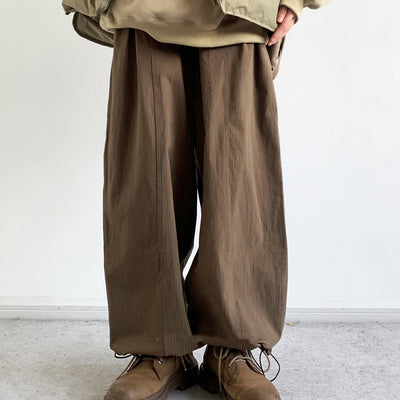 Pantalones Casuales Básicos de Color Sólido Estilo Retro Japonés - Image 14