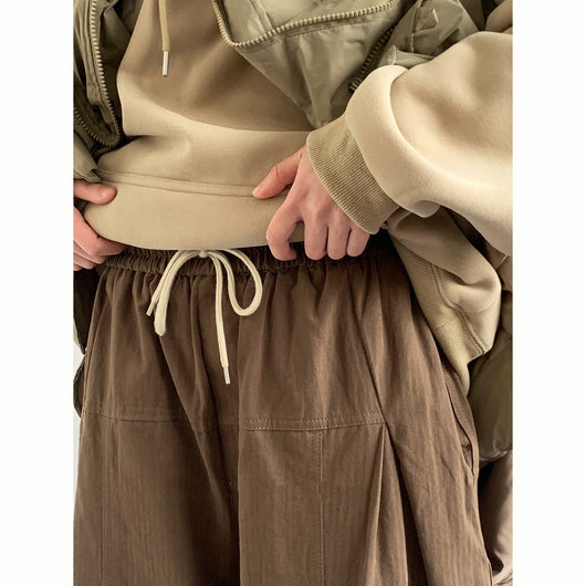 Pantalones Casuales Básicos de Color Sólido Estilo Retro Japonés - Image 15