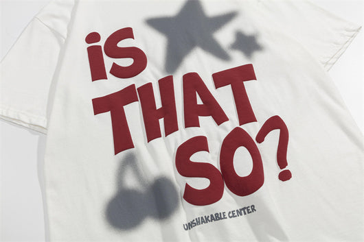 Camiseta Hip Hop con Letras Estampadas - Manga Corta para Hombre - Image 19