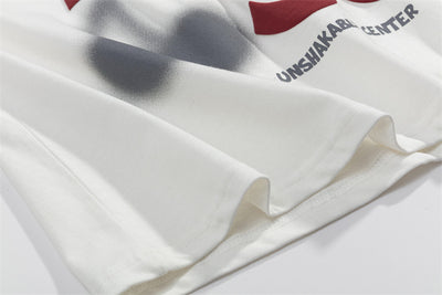 Camiseta Hip Hop con Letras Estampadas - Manga Corta para Hombre - Image 20