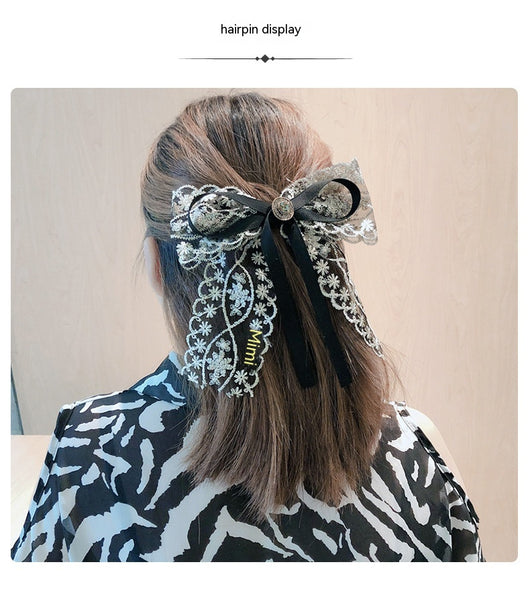 Pasadores con Moño de Encaje para Mujer - Image 14