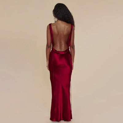 Vestido Largo de Gala con Encaje y Cordones para Mujer - Image 20