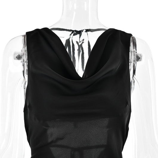 Vestido Largo de Gala con Encaje y Cordones para Mujer - Image 29