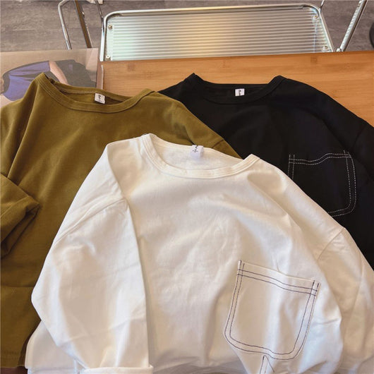 Blusa Interior de Otoño para Bebé con Diseño Irregular - Image 14
