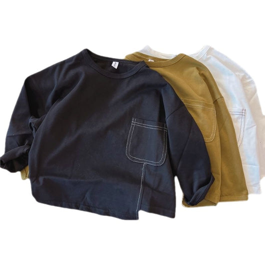 Blusa Interior de Otoño para Bebé con Diseño Irregular - Image 18