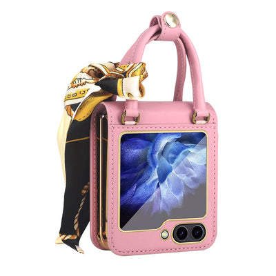 Funda Protectora con Bisagra Integrada para Flip5 - Diseño Electrochapado - Image 25