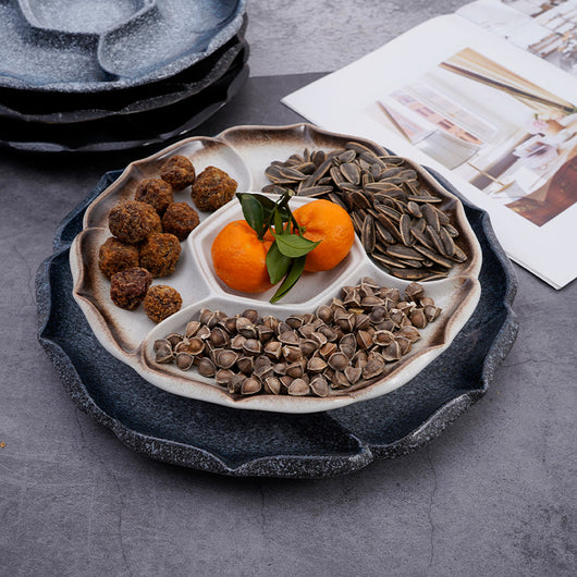 Bandeja de Cerámica Japonesa con 4 Compartimentos para Carnes Marinadas - Image 10