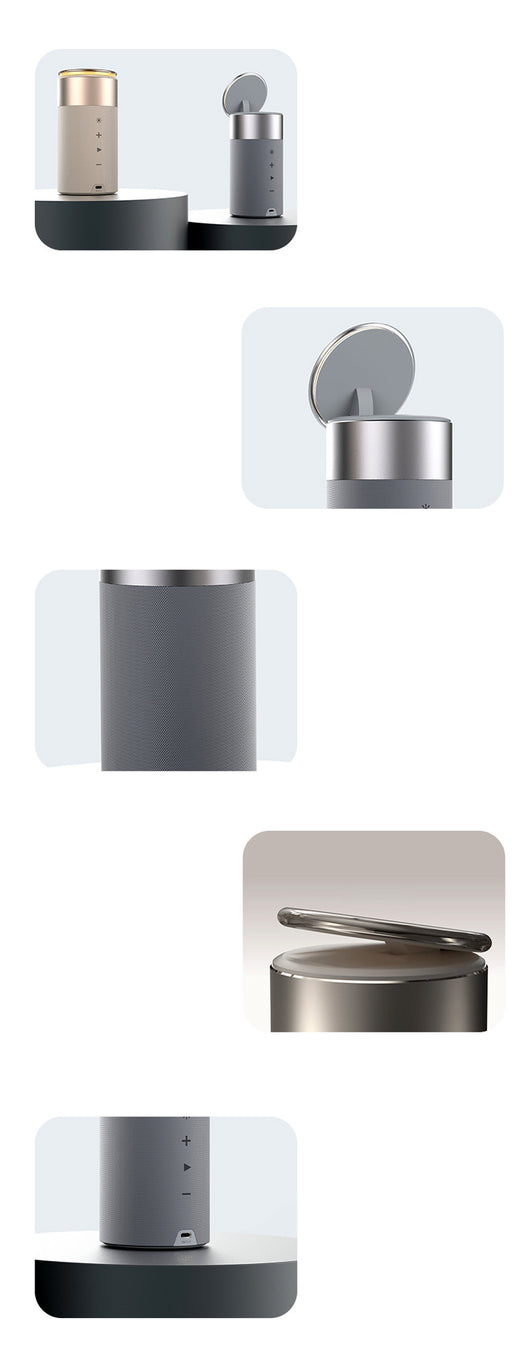 Cargador 3 en 1 para iPhone y AirPods con Parlante Bluetooth y Lámpara Táctil - Image 17