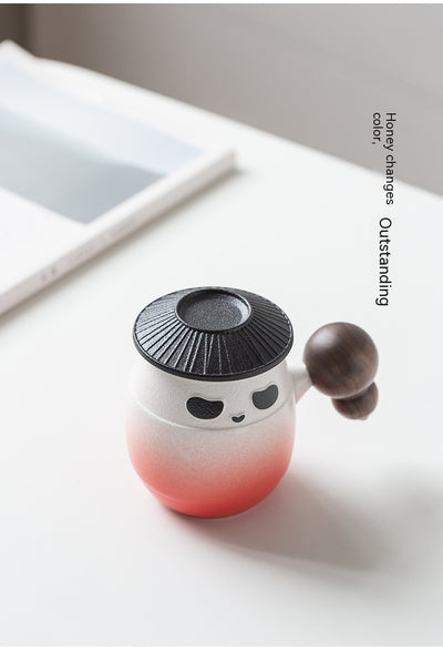 Taza Térmica Panda Hero con Tapa - Vaso para Agua y Bebidas - Image 18