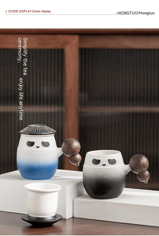 Taza Térmica Panda Hero con Tapa - Vaso para Agua y Bebidas - Image 22