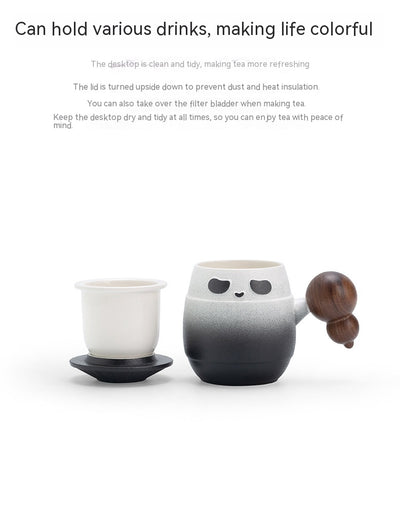 Taza Térmica Panda Hero con Tapa - Vaso para Agua y Bebidas - Image 23