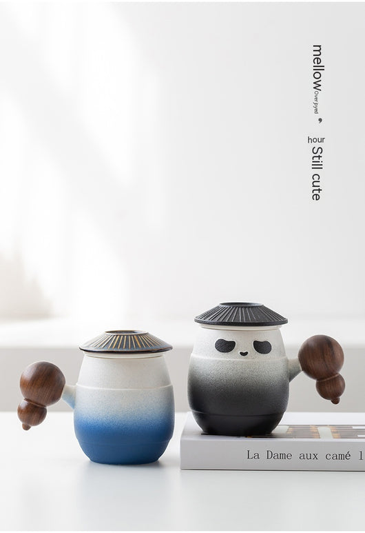 Taza Térmica Panda Hero con Tapa - Vaso para Agua y Bebidas - Image 24