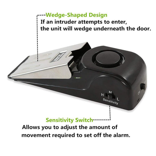 Alarma de Seguridad Inteligente con Cuña para Puerta - Sistema de Detección de Intrusos - Image 17